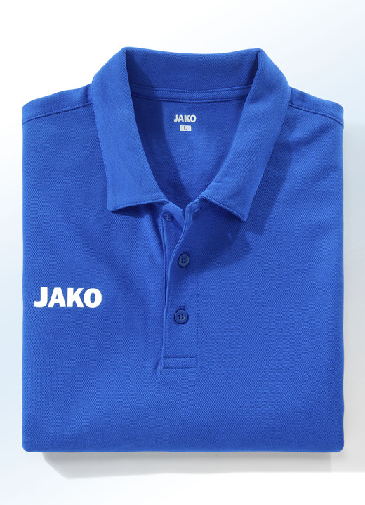Sport- & Freizeitmode - Poloshirt von „Jako“ in 5 Farben, in Größe 3XL (58/60) bis XXL (56), in Farbe ROYALBLAU Ansicht 1