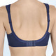 Soft-BH - Anita Entlastungs-BH mit Baumwoll-Pikee, in Größe 075 bis 120, in Cup G, in Farbe WEISS – Farbe MARINE – Ansicht 3