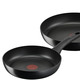 - 2-teiliges Pfannen-Set mit integriertem Temperaturanzeiger, in Farbe SCHWARZ – Farbe SCHWARZ – Ansicht 2