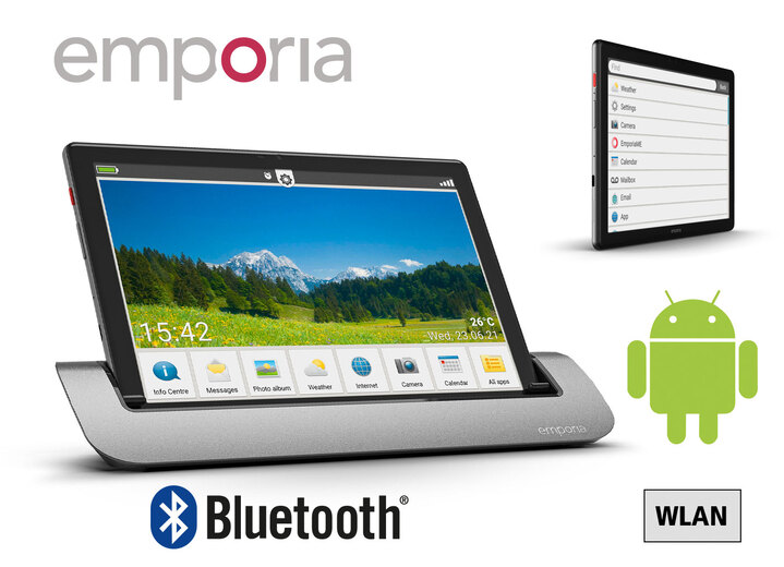 Computer & Elektronik - Emporia TAB1 Tablet-PC, in Farbe SCHWARZ Ansicht 1