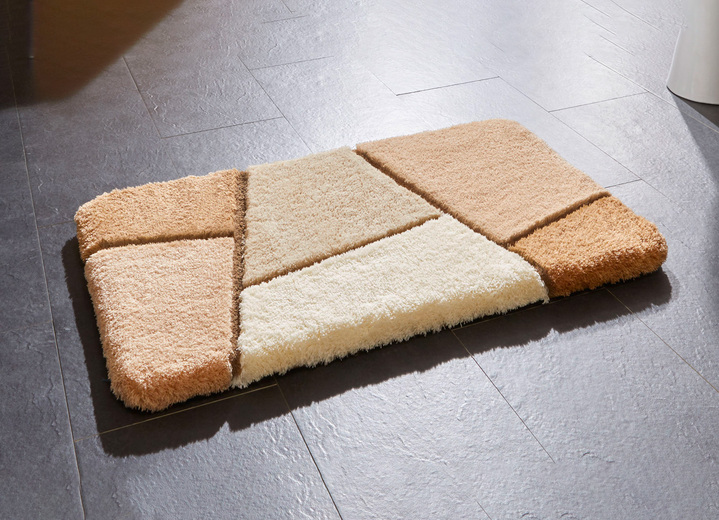 Badgarnituren - Farbenfrohe Badgarnitur mit rutschhemmender Rückseite Ansicht 8 Badgarnituren - Farbenfrohe Badgarnitur mit rutschhemmender Rückseite, in Größe 100 (Vorleger halbrund, 50/ 80 cm) bis 110 (Hänge-WC-Garnitur 2-teilig), in Farbe GRÜN Ansicht 8