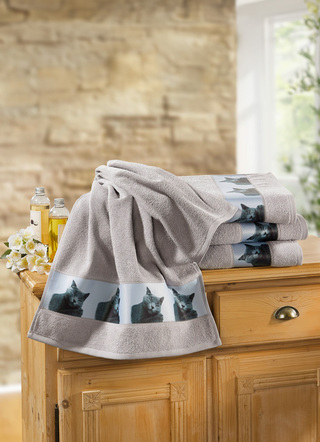 - Kuschelweiche Frottier Handtücher, in Größe 200 (1 Handtuch, 50/100 cm) bis 205 (5-teiliges Sparset), in Farbe GRAU