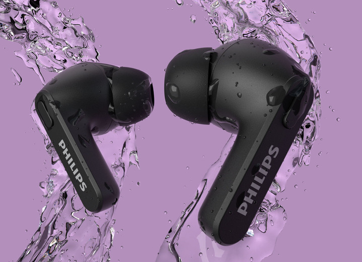 Modern - Philips TAT2206BK/00 In-Ear Kopfhörer inkl. Ladeschale, in Farbe SCHWARZ Ansicht 1