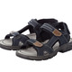 Sandalen & Pantoletten - Rieker, klassische Herren-Trekkingsandalen, aus Leder, in Größe 040 bis 046, in Farbe DUNKELBLAU – Farbe DUNKELBLAU – Ansicht 3