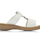 Komfortschuhe - Rieker, modische Damen-Pantoletten, Weite H, mit Klettverschluss, in Größe 036 bis 042, in Farbe WEISS – Farbe WEISS – Ansicht 2