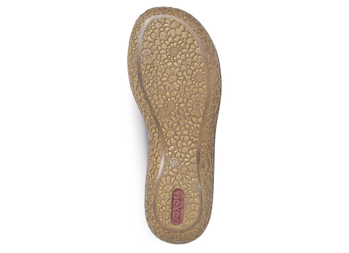 Komfortschuhe - Rieker, modische Damen-Pantoletten, Weite H, mit Klettverschluss, in Größe 036 bis 042, in Farbe WEISS Ansicht 6