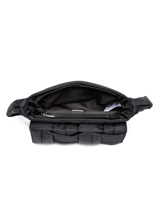 - Collezione Alessandro Tasche aus zart glänzendem Textilmaterial, in Farbe SCHWARZ Ansicht 5