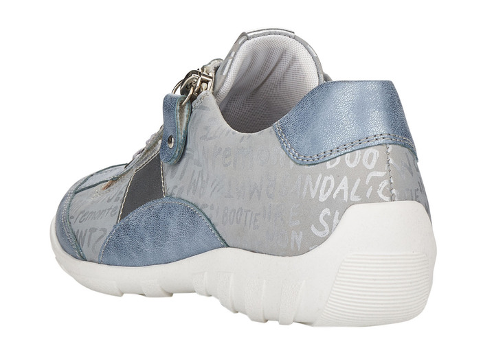 Komfortschuhe - Remonte Sneaker mit bedruckten Besätzen, in Größe 036 bis 043, in Farbe HELLBLAU-SILBER Ansicht 6
