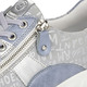 Komfortschuhe - Remonte Sneaker mit bedruckten Besätzen, in Größe 036 bis 043, in Farbe HELLBLAU-SILBER – Farbe HELLBLAU-SILBER – Ansicht 3