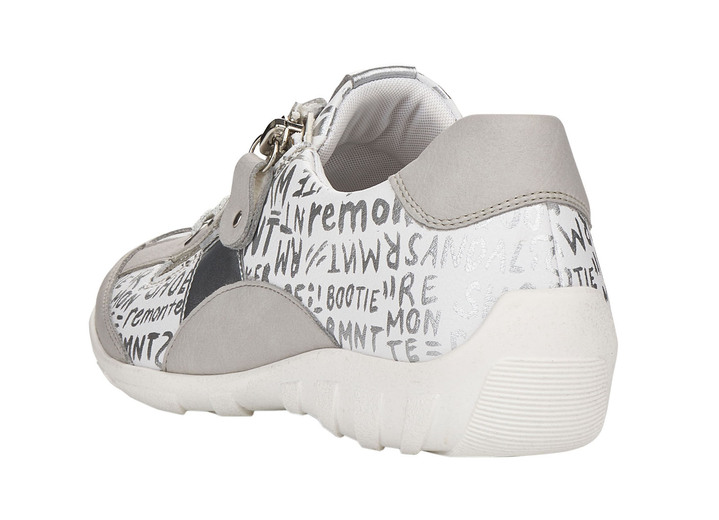Komfortschuhe - Remonte Sneaker mit bedruckten Besätzen, in Größe 036 bis 043, in Farbe HELLBLAU-SILBER Ansicht 12