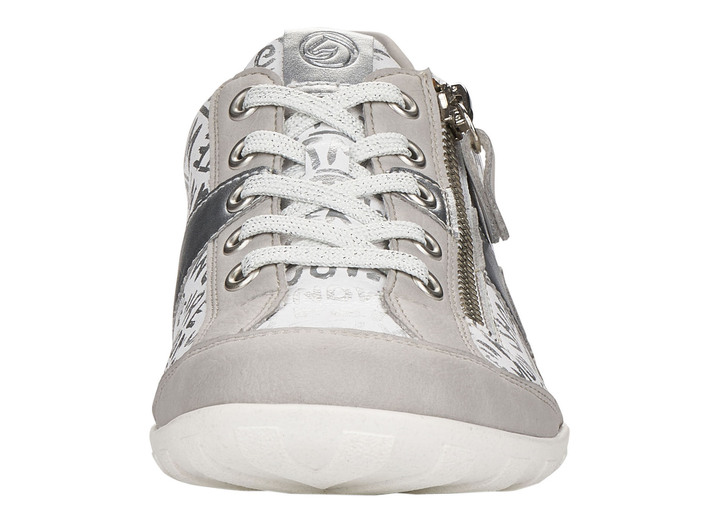 Komfortschuhe - Remonte Sneaker mit bedruckten Besätzen, in Größe 036 bis 043, in Farbe HELLBLAU-SILBER Ansicht 11