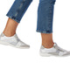 Komfortschuhe - Remonte Sneaker mit bedruckten Besätzen, in Größe 036 bis 043, in Farbe HELLBLAU-SILBER – Farbe HELLGRAU-WEISS – Ansicht 7