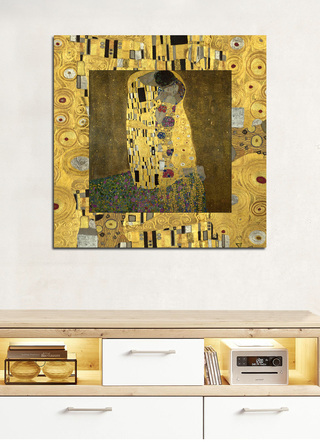 Bild Der Kuß des Künstlers Gustav Klimt