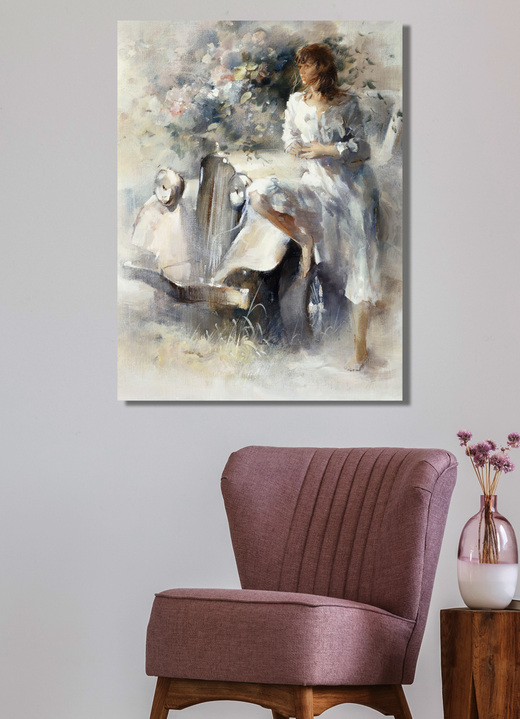 Modern - Leinwandbild des Künstlers Willem Haenraets, in Farbe WEISS Ansicht 1