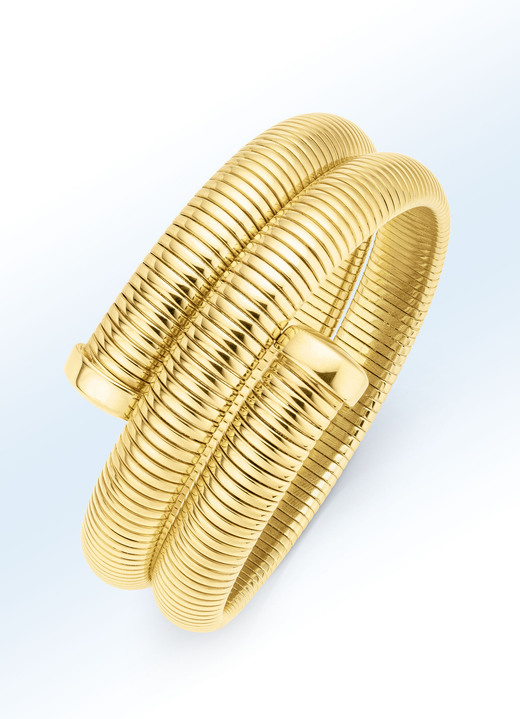 Damen-Modeschmuck - Geschwungener Armreif, in Farbe  Ansicht 1