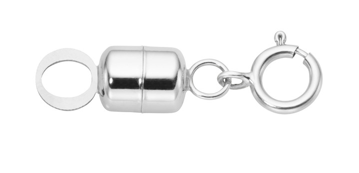 Accessoires - Magnetschließe aus Weißgold, in Farbe  Ansicht 2