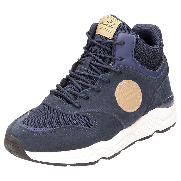Halbschuhe - Damen-Alltagsschuh mit Allwetterfunktion von Chung Shi, in Größe 036 bis 042, in Farbe NAVY, in Ausführung Halbstiefel Toronto Ansicht 1