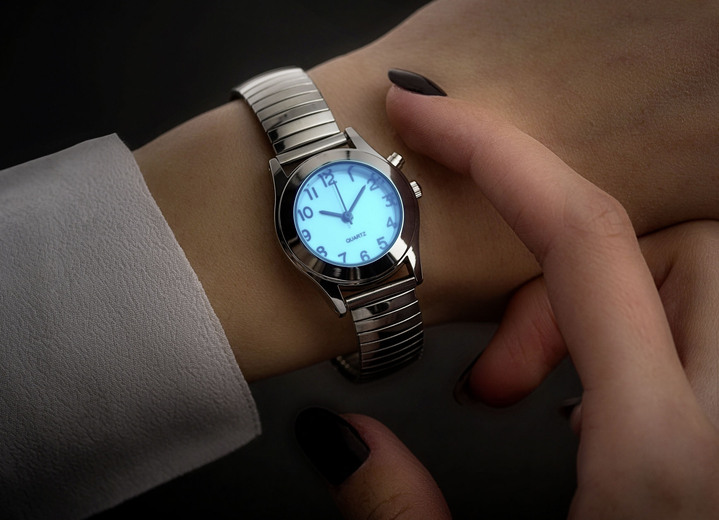 Sonstiges - Armbanduhr mit Stretcharmband, in Farbe , in Ausführung Damen-Armbanduhr Ansicht 2