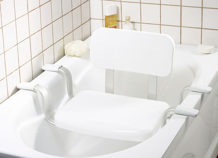 Badewannensitz mit Rückenlehne