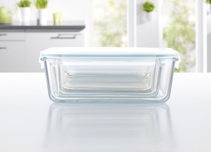 - Dosen-Set aus Borosilikatglas, 4-teilig, in Farbe TRANSPARENT Ansicht 2