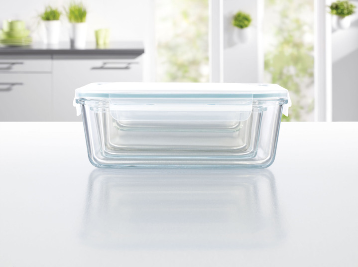 - Glas-Frischhaltedosen 4tlg., in Farbe TRANSPARENT Ansicht 2