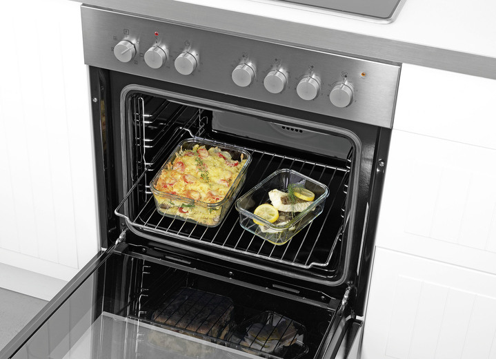 - Dosen-Set aus Borosilikatglas, 4-teilig, in Farbe TRANSPARENT Ansicht 3