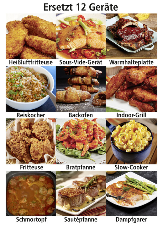 - 12-in-1 PowerXL Multikocher, in Farbe SCHWARZ Ansicht 5