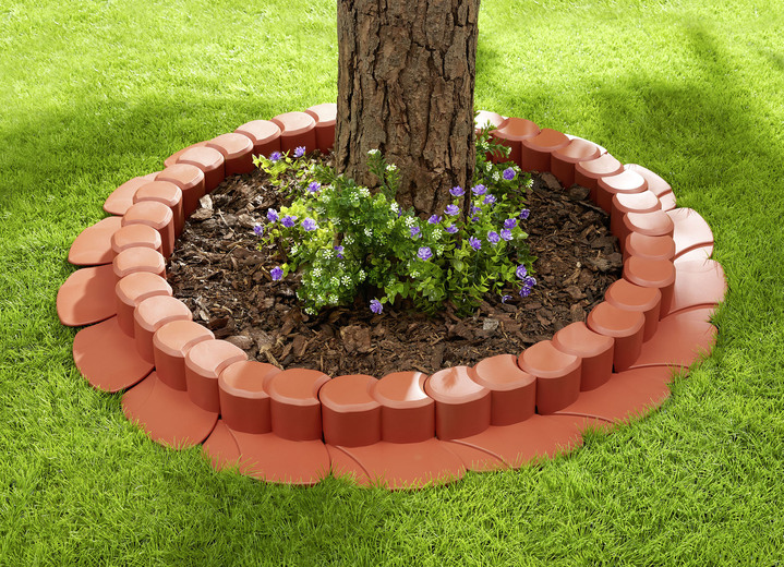 Gartenpflege - Flexi-Rasenkante, 8er-Set, mit Fahrspur, in Farbe TERRA Ansicht 1