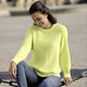 Pullover - Pullover mit Zackenstruktur – Farbe ZITRONE Pullover - Pullover mit Zackenstruktur, in Größe L(44/46) bis XS(32/34), in Farbe ZITRONE