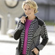 Jacken, Westen & Sets - Strickjacke aus weichem Flauschgarn, in Größe 038 bis 054, in Farbe SCHWARZ-GRAU MELIERT – Farbe SCHWARZ-GRAU MELIERT – Ansicht 1