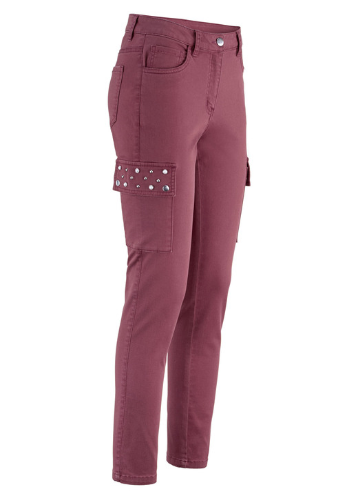 - Cargohose in 5-Pocket-Form, in Größe 017 bis 050, in Farbe ROSTROT Ansicht 1