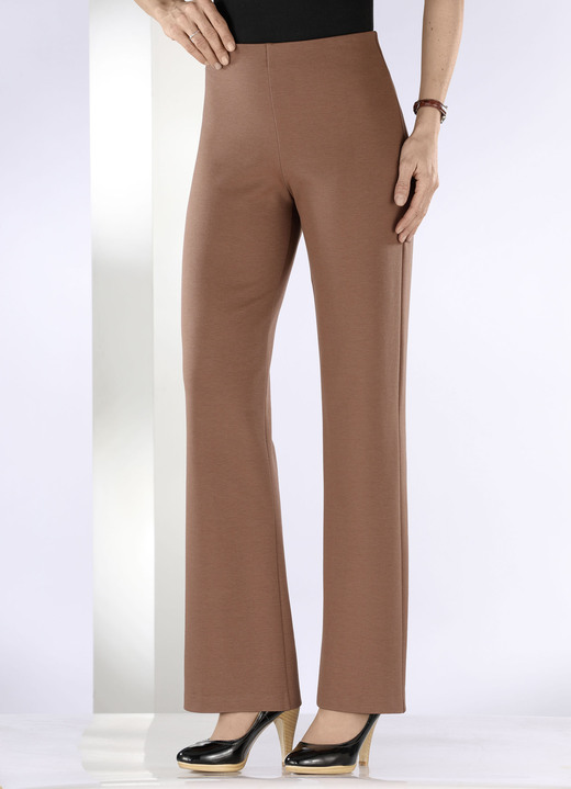 Hosen - Jerseyhose mit ausgestellter Fußweite Ansicht 6 Hosen - Jerseyhose mit ausgestellter Fußweite, in Größe 018 bis 092, in Farbe SCHWARZ Ansicht 6
