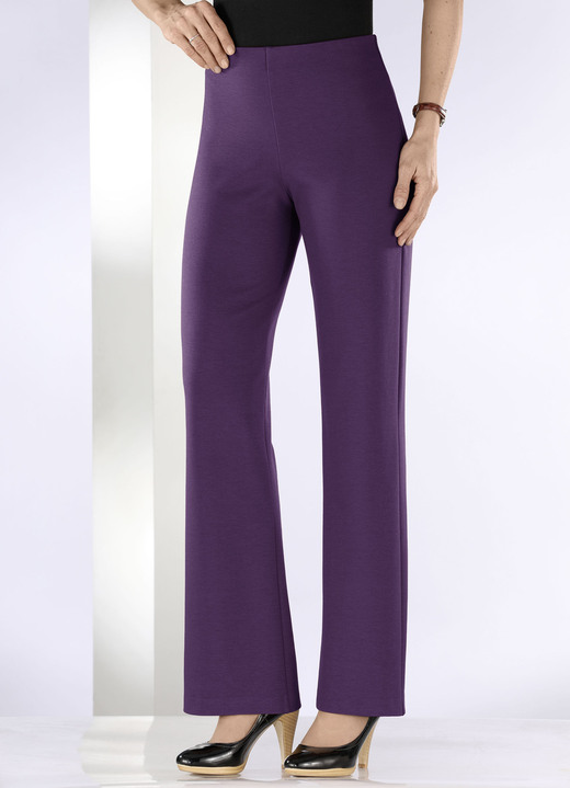 Hosen - Jerseyhose mit ausgestellter Fußweite Ansicht 15 Hosen - Jerseyhose mit ausgestellter Fußweite, in Größe 018 bis 092, in Farbe SCHWARZ Ansicht 15