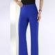 Hosen - Jerseyhose mit ausgestellter Fußweite – Farbe ROYALBLAU – Ansicht 3 Hosen - Jerseyhose mit ausgestellter Fußweite, in Größe 018 bis 092, in Farbe SCHWARZ – Farbe ROYALBLAU – Ansicht 3