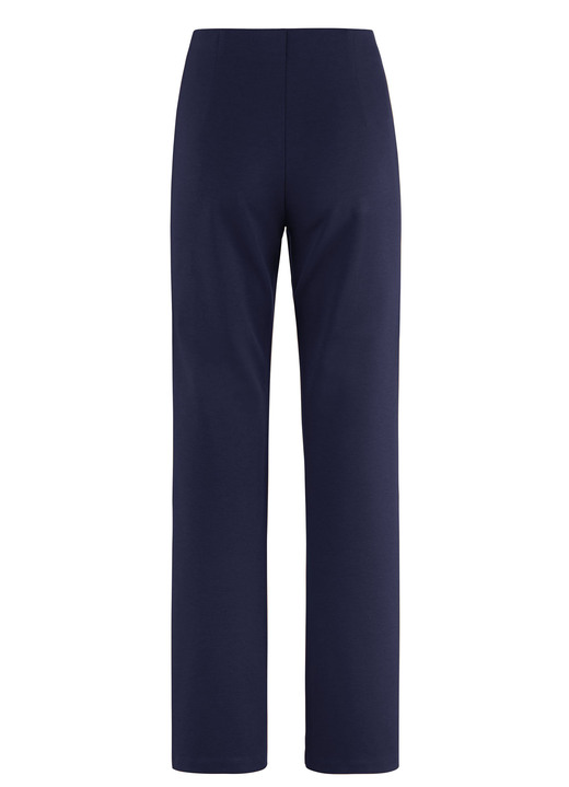 Hosen - Jerseyhose mit ausgestellter Fußweite Ansicht 8 Hosen - Jerseyhose mit ausgestellter Fußweite, in Größe 018 bis 092, in Farbe SCHWARZ Ansicht 8