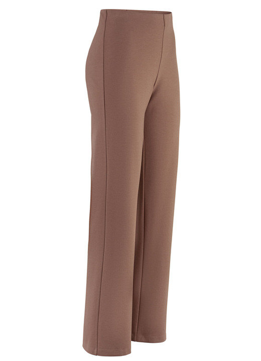 Hosen - Jerseyhose mit ausgestellter Fußweite Ansicht 4 Hosen - Jerseyhose mit ausgestellter Fußweite, in Größe 018 bis 092, in Farbe SCHWARZ Ansicht 4