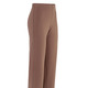 Hosen - Jerseyhose mit ausgestellter Fußweite – Farbe COGNAC – Ansicht 1 Hosen - Jerseyhose mit ausgestellter Fußweite, in Größe 018 bis 092, in Farbe SCHWARZ – Farbe COGNAC – Ansicht 1