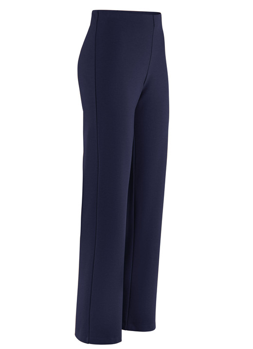 Hosen - Jerseyhose mit ausgestellter Fußweite Ansicht 7 Hosen - Jerseyhose mit ausgestellter Fußweite, in Größe 018 bis 092, in Farbe SCHWARZ Ansicht 7