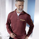 Hemden, Pullover & Shirts - Sweatshirt in 3 Farben – Farbe ROSTBRAUN Hemden, Pullover & Shirts - Sweatshirt in 3 Farben, in Größe 046 bis 062, in Farbe ROSTBRAUN