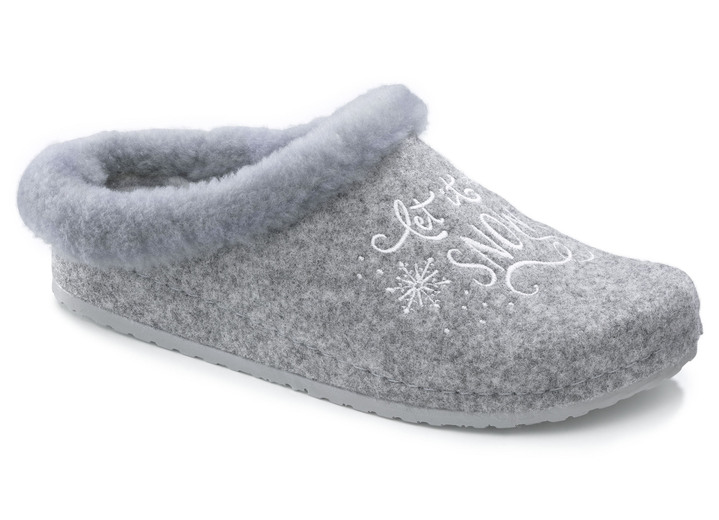 Mubb Pantoffel mit pfiffiger Stickerei Damen Brigitte Hachenburg