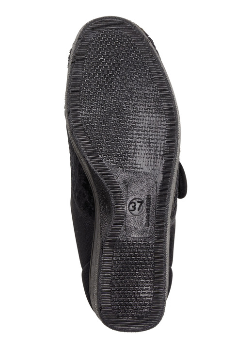 Mode - Laurina, klassische Damen-Klettschuhe, mit elastischem Samt, in Größe 036 bis 042, in Farbe BORDEAUX Ansicht 11