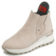 Komfortschuhe - Rieker Stiefelette aus weichem Nubukmaterial, in Größe 036 bis 042, in Farbe BEIGE – Farbe BEIGE – Ansicht 2