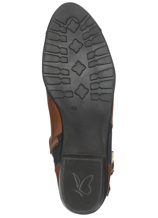 Komfortschuhe - Caprice, schicke Damen-Stiefeletten, Weite G, mit herausnehmbarer Decksohle, in Größe 3 1/2 bis 8, in Farbe SCHWARZ-GRAU Ansicht 7