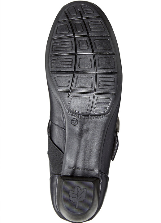 Komfortschuhe - ELENA EDEN, schicke Damen-Pumps, Weite G, mit herausnehmbarem Fußbett, in Größe 036 bis 042, in Farbe SCHWARZ Ansicht 3