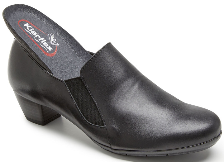 Komfortschuhe - ELENA EDEN, eleganter Damen-Trotteur, Weite G, mit herausnehmbarem Fußbett, in Größe 036 bis 042, in Farbe SCHWARZ Ansicht 2