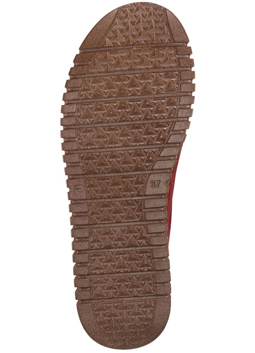 Komfortschuhe - Mokassin-Schnürschuh aus Rind-Nubukleder, in Größe 036 bis 041, in Farbe MARINE Ansicht 6