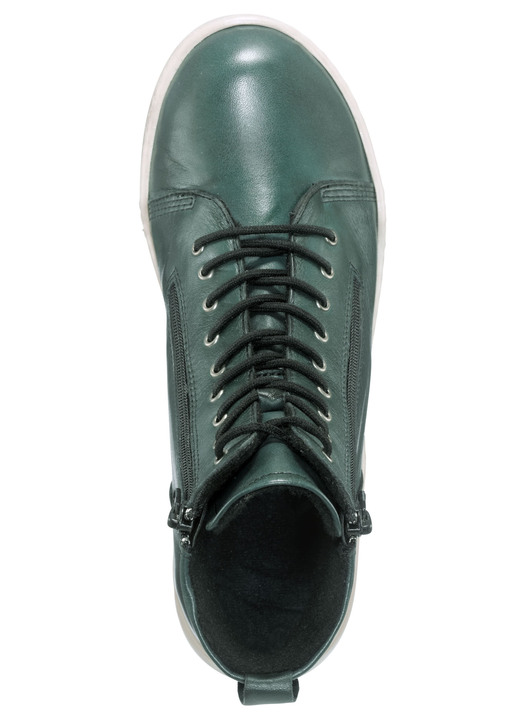 - Gemini Stiefelette mit zwei Reißverschlüsse, in Größe 036 bis 042, in Farbe PETROL Ansicht 3