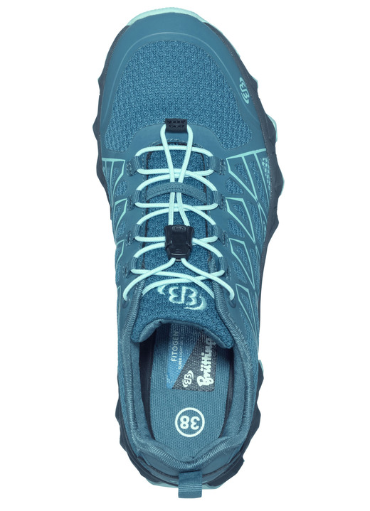 - Sneaker mit Schnellschnürsystem, in Größe 036 bis 042, in Farbe PETROL Ansicht 3