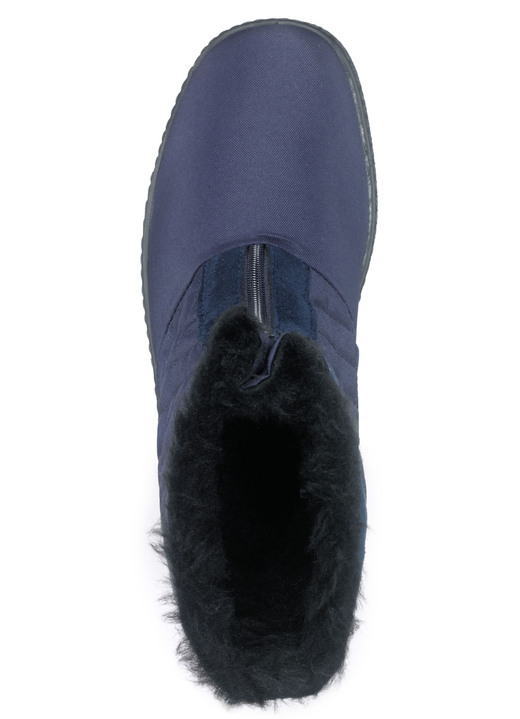 - ELENA EDEN Stiefelette aus wetterfestem Textilmaterial, in Größe 036 bis 042, in Farbe MARINE Ansicht 2