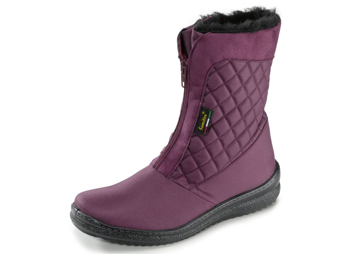 - ELENA EDEN Stiefelette aus wetterfestem Textilmaterial, in Größe 036 bis 042, in Farbe BORDEAUX Ansicht 1